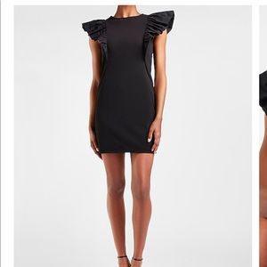 Brand New Express Ruffle Dress